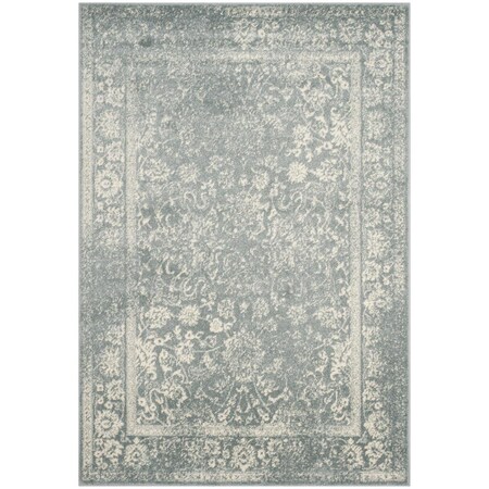 Safavieh Adirondack Medium Rectangle Area Rug Slate & Ivory - 5 ft. - 1 in. x 7 ft. - 6 in. ADR109T-5